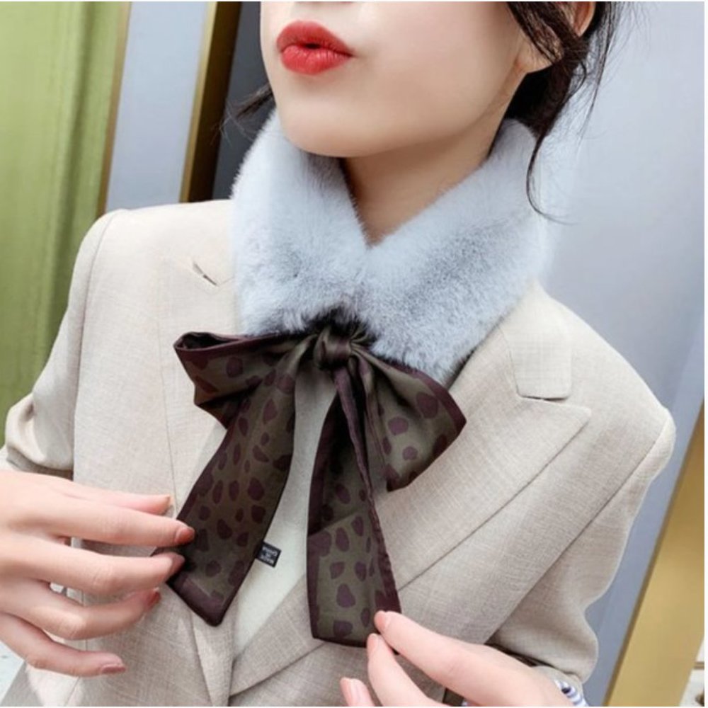 NEW Elegant Faux Fur Scarf - Picture 4 of 16